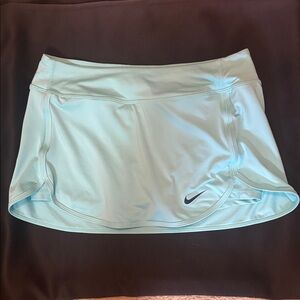 Nike Mint Blue Athletic Skort with Swoosh